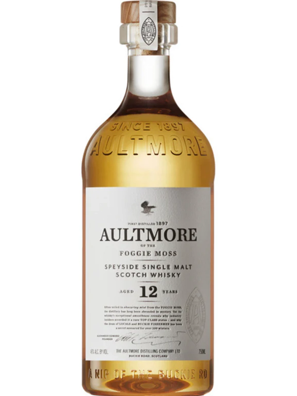 Aultmore 12 Year Old Speyside Single Malt Scotch Whisky 700ml